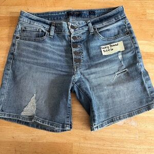 Lucky Brand Button Fly Jean Shorts